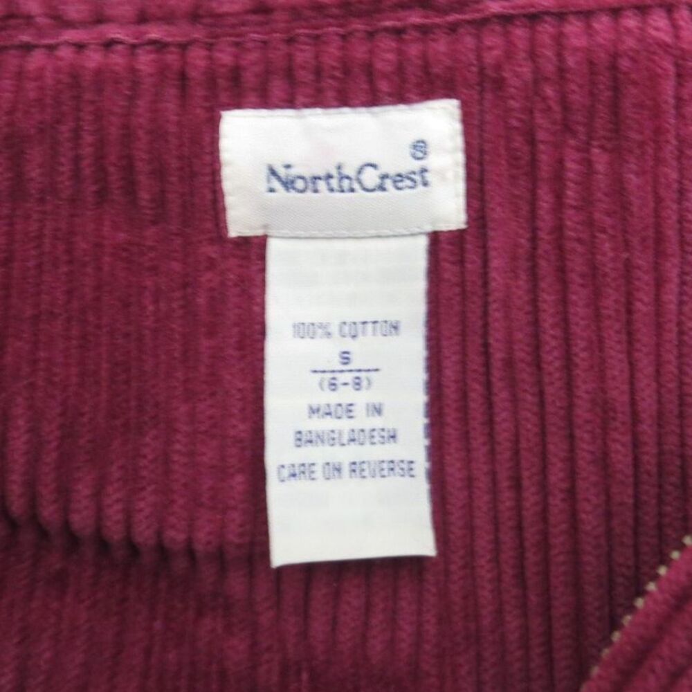 Vintage NorthCrest Women's Corduroy Jacket Burgundy small (6/8) - Picture 9 of 9